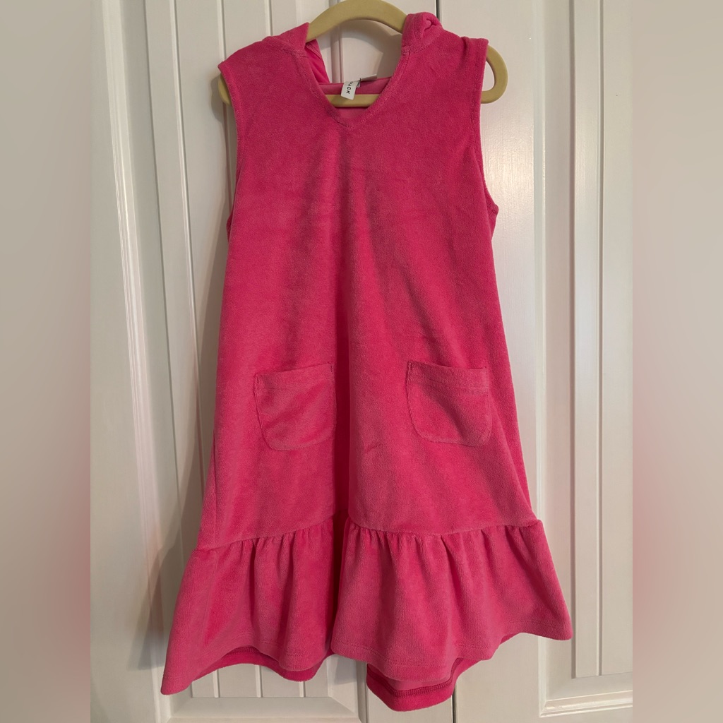 Janie And Jack Hooded Terry Swim Coverup. Size 7.